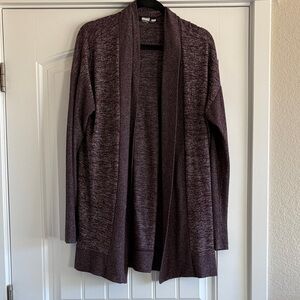 GAP Women's Maroon Open Front Cardigan
